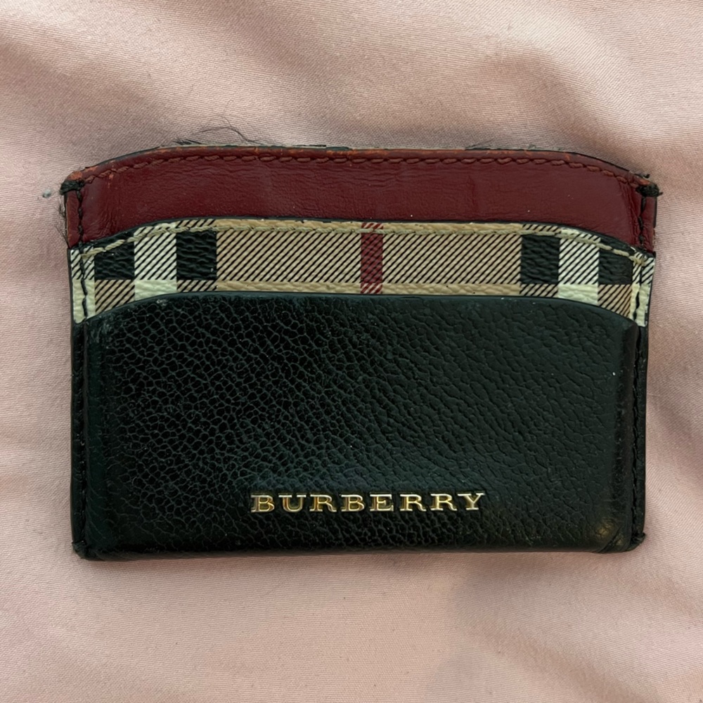 Burberry card holder wallet